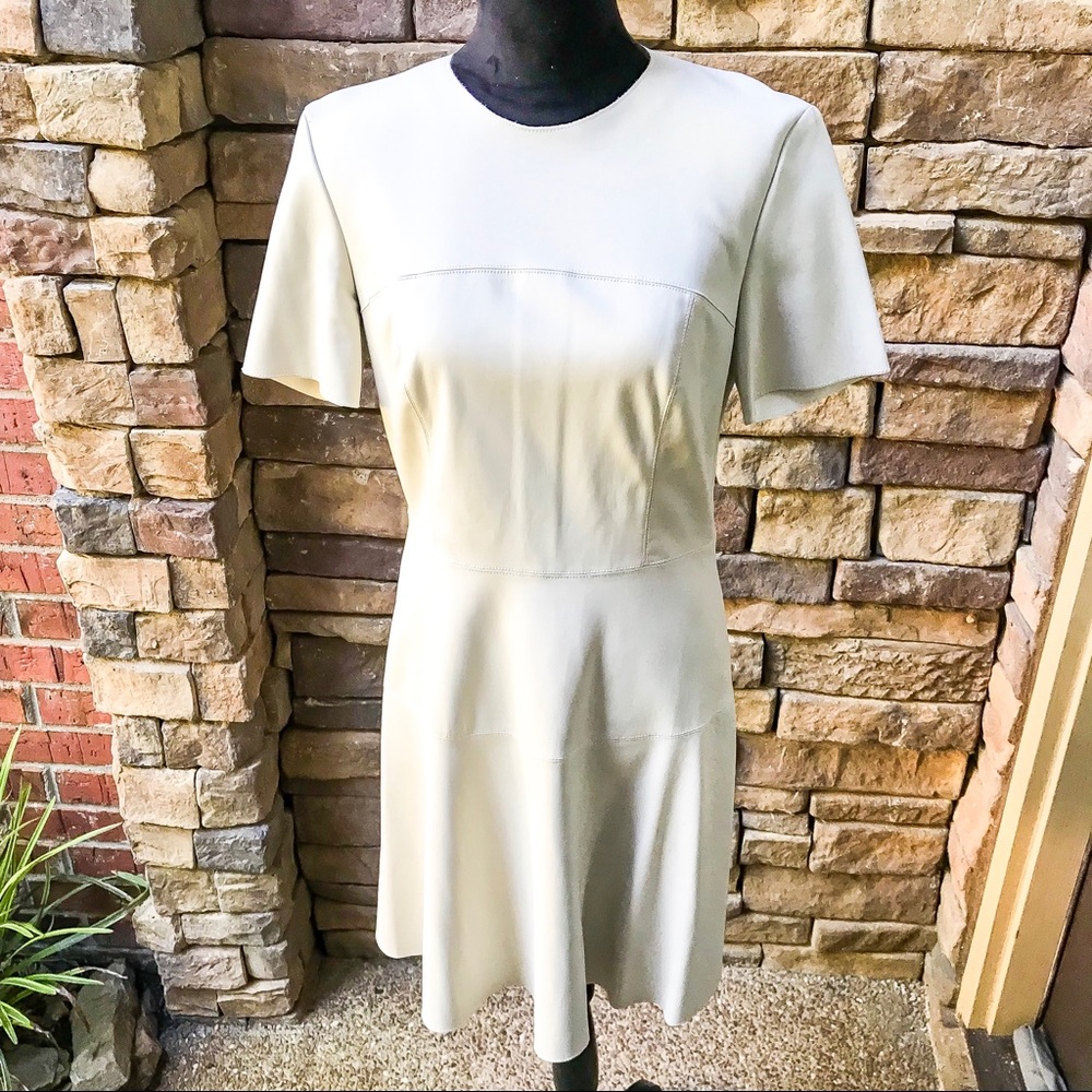 Zara Women's Faux Leather Dress L